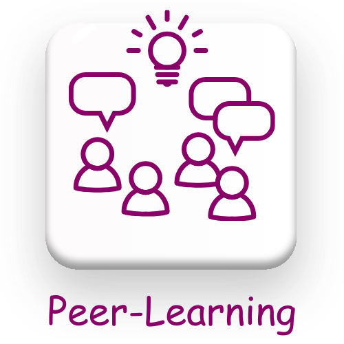 Menübutton Peer Learning
